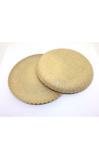 plato compost. kraft ø25cm 100u.