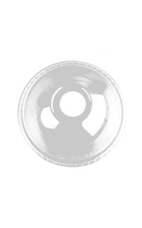 tapa cúpula con agujero pet ø92mm 100u. tavape22