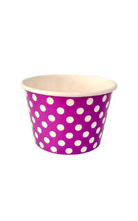 tarrina helado 8oz/240ml topos lila 50u.