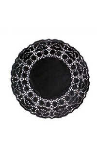 blonda ø24cm negro 250u.  blonda ø24cm negro 250u.