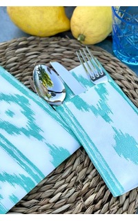 servilleta 40x40cm llengos verde 25u. pleg.americ.