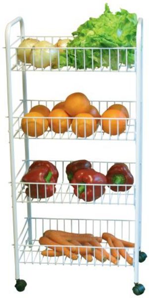 CART 4 TIER WHITE COULEUR