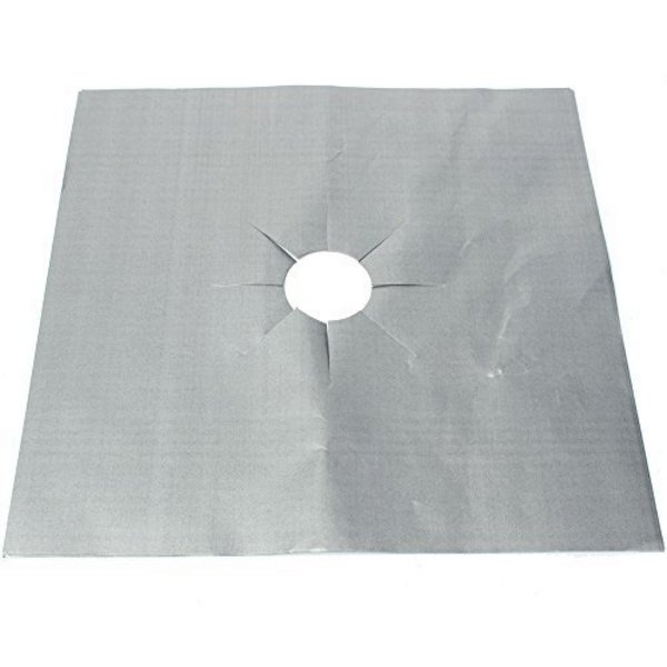 PROTECTIVE ALUMINIUM FIRE COVERS 2 SETS 26 X 26 CMS 3