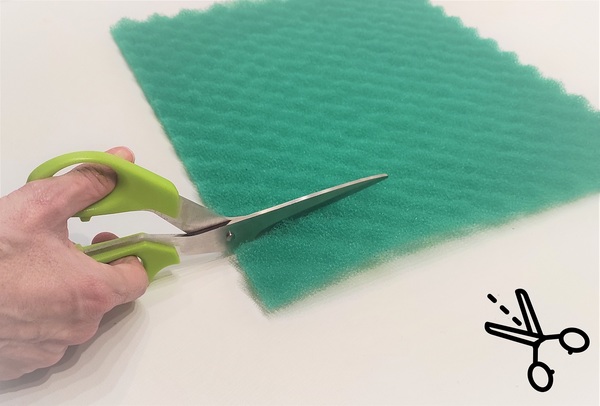 ALFOMBRILLA VERDE NEVERA CONSERVANTE ALIMENTOS FRESCOS 47X30 CMS 4