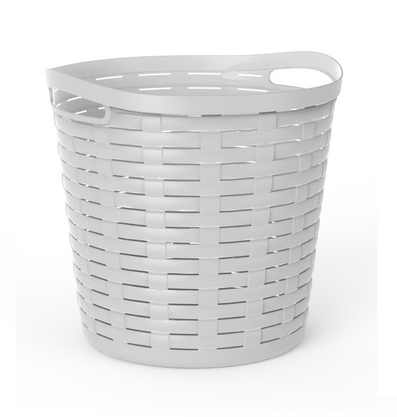 BASQUET ROUND 30 L WHITE COLOUR 1