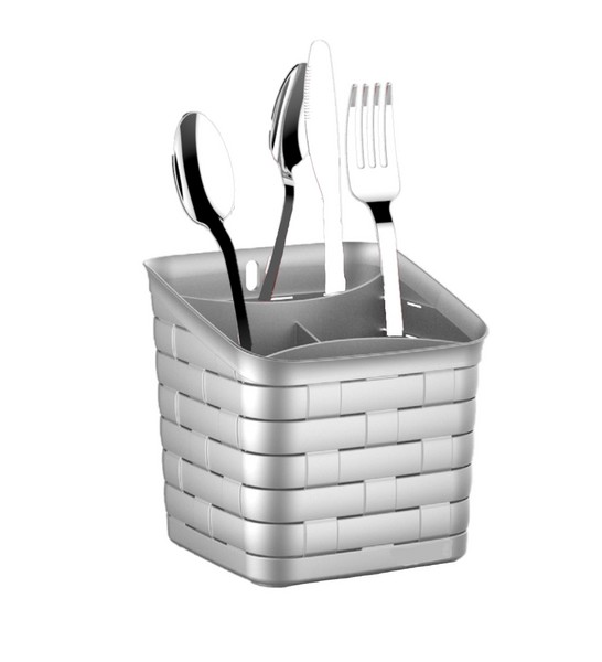 CUTLERY DRAINER (WHITE -SILVER- DARK WHITE COLOURS) 1