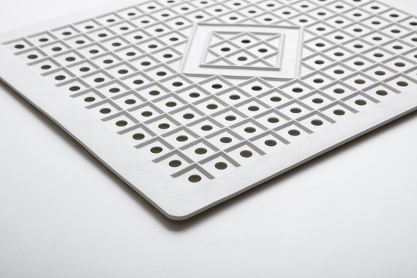 SINK DISHES MAT NATURAL RUBBER 26 X 31 CMS 2