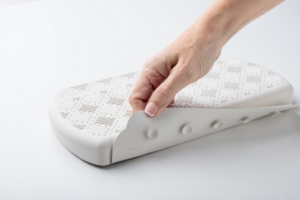 BATH CUSHION NATURAL RUBBER 22 X 30 X 3 CMS 2
