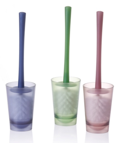 WC BRUSH SET TRANSPARENT