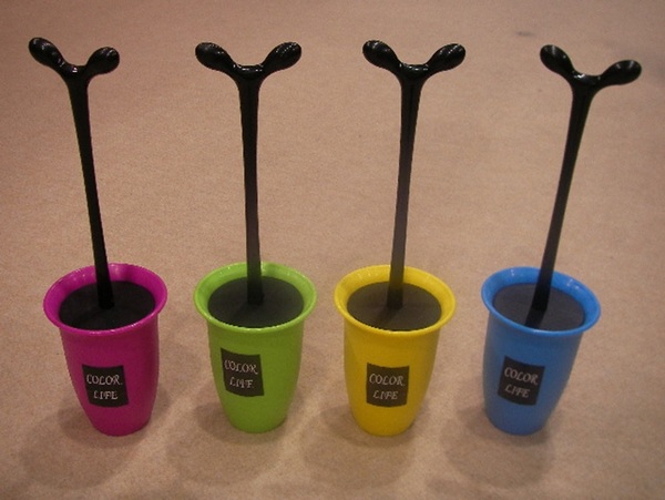 WC BRUSH SET WITH FLOWERPOT 1