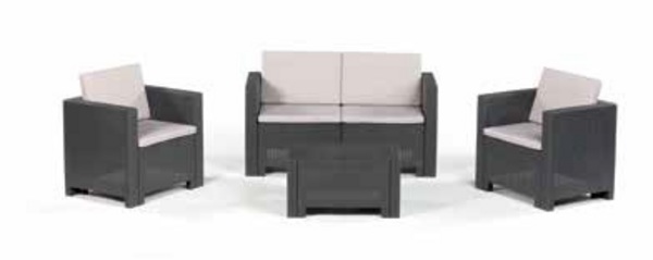 SET RATTAN 4 PAX-4 PCS-3 ARMC+CUSHIONS 1