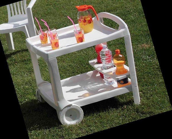 CHARIOT SERVEUR JARDIN   52X68X70 CM 2