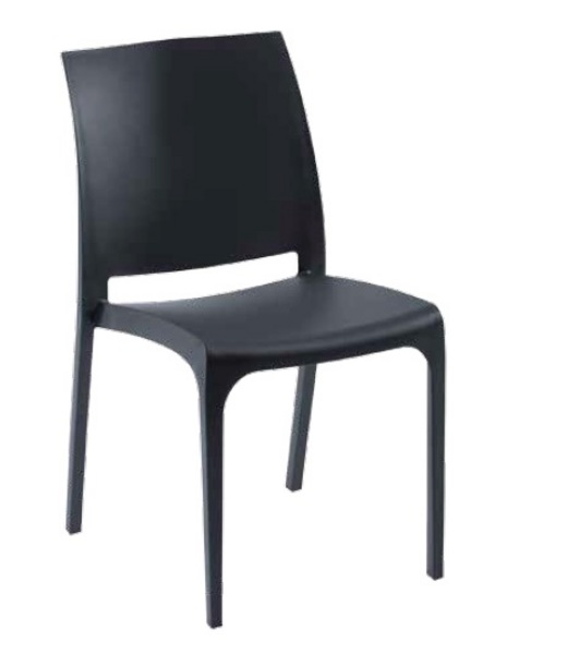 CHAISE MODERNE NOIR   46X54X80 CM 1