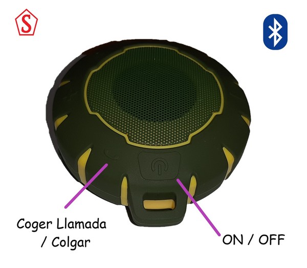 WATER RESISTANT SPEAKER SMART S-18 GREEN-BLACK 4