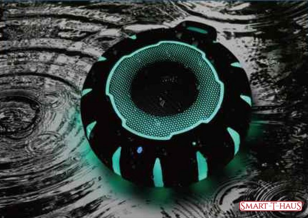 WATER RESISTANT SPEAKER WITH LIGHTS SMART S-18L BLUE-GREY 1