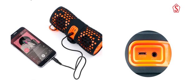 WATER RESISTANT SPEAKER SMART S-30 BLACK 6W 1000mAh 7