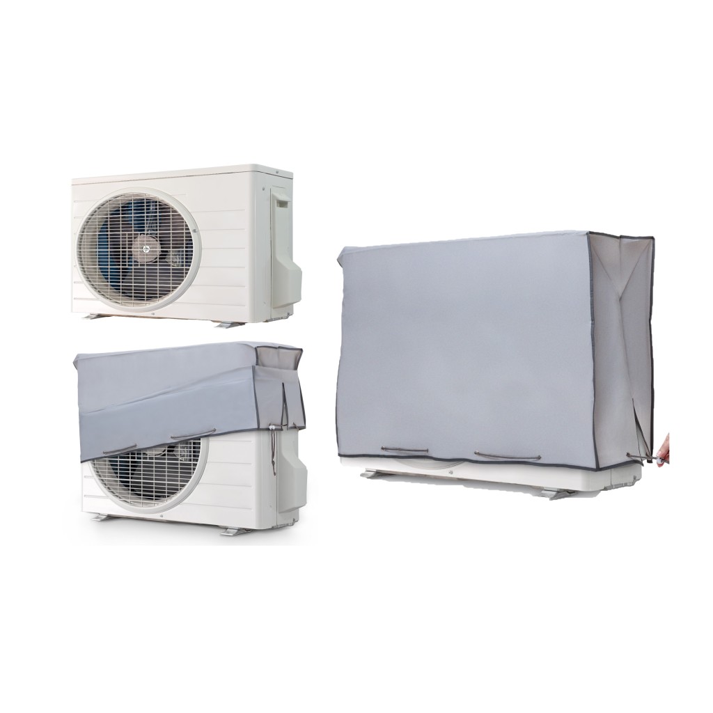 AIR CONDITIONING COVER UNIVERSAL DOUBLE LAYER + UV 90X55X30CMS 2