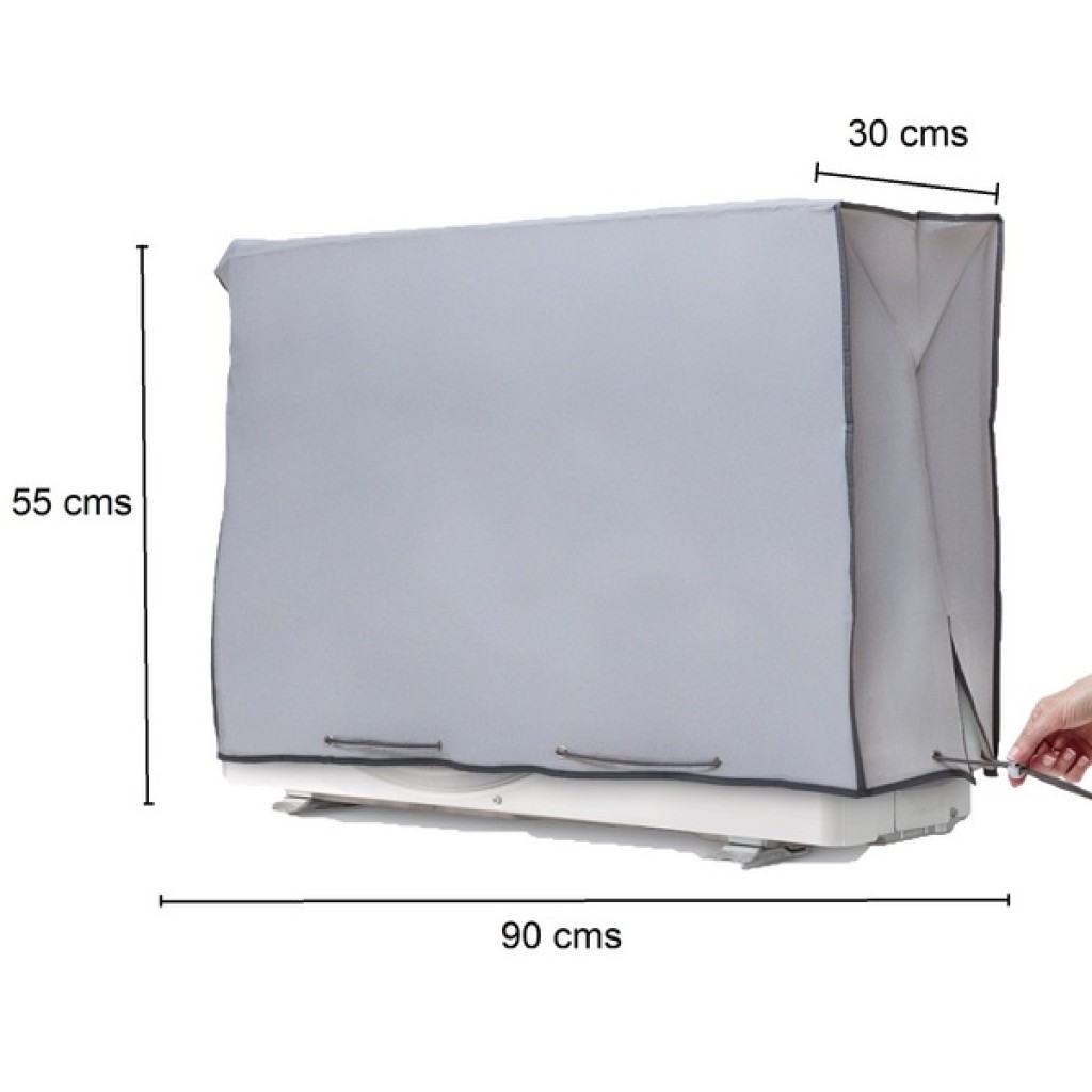 AIR CONDITIONING COVER UNIVERSAL DOUBLE LAYER + UV 90X55X30CMS 4