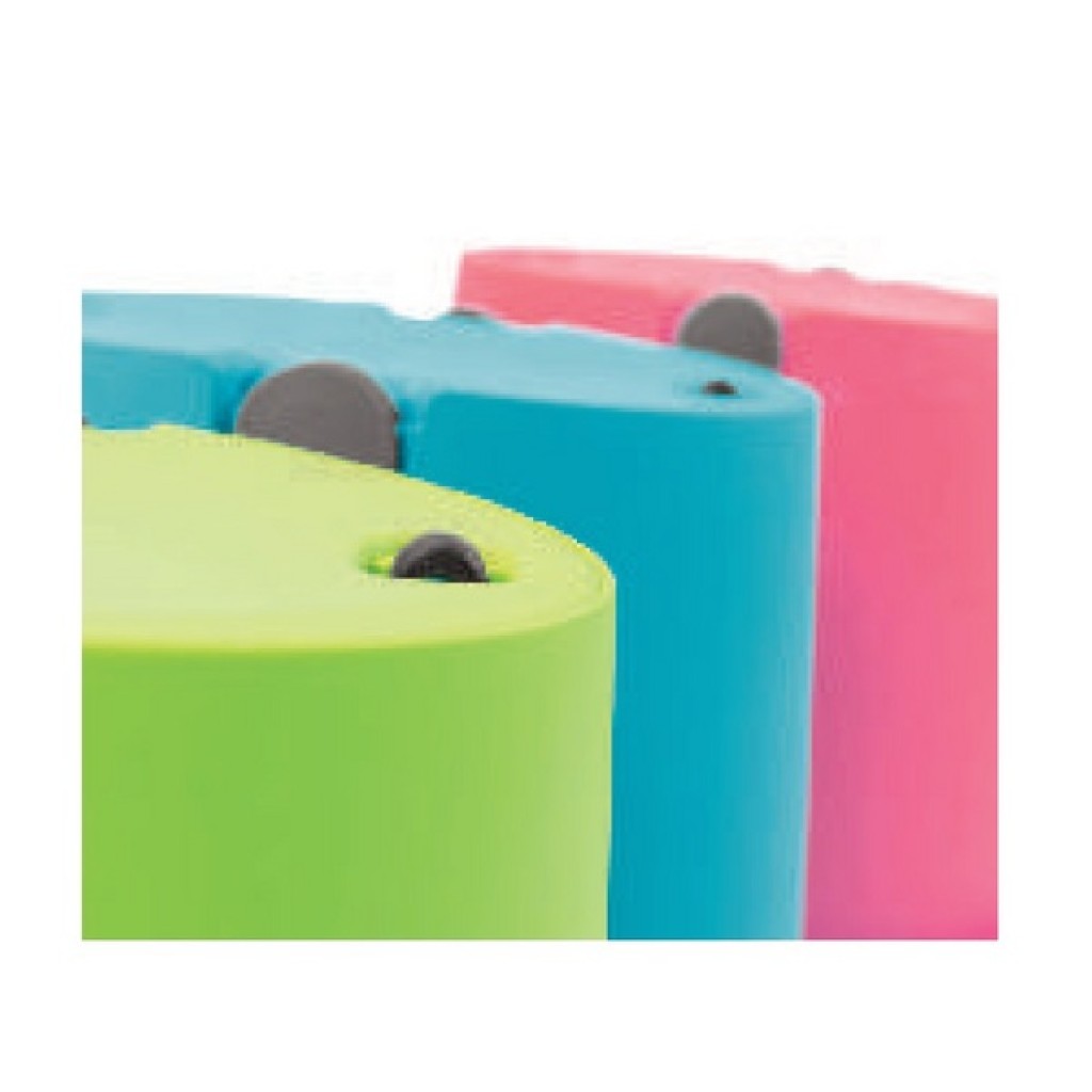 16 L RECTANGULAR  BUCKET WITH SMART WRINGER MINI WHEELS  (BLUE) 2