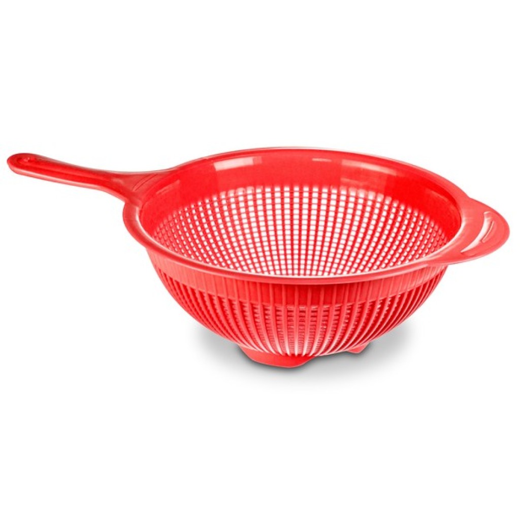 STRAINER DIAMETER 25 CM RED COLOUR