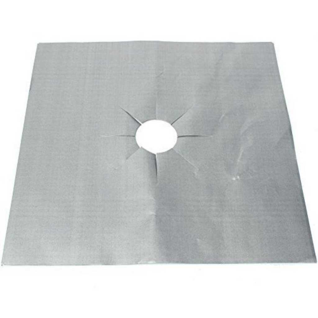 PROTECTIVE ALUMINIUM FIRE COVERS 2 SETS 26 X 26 CMS 3