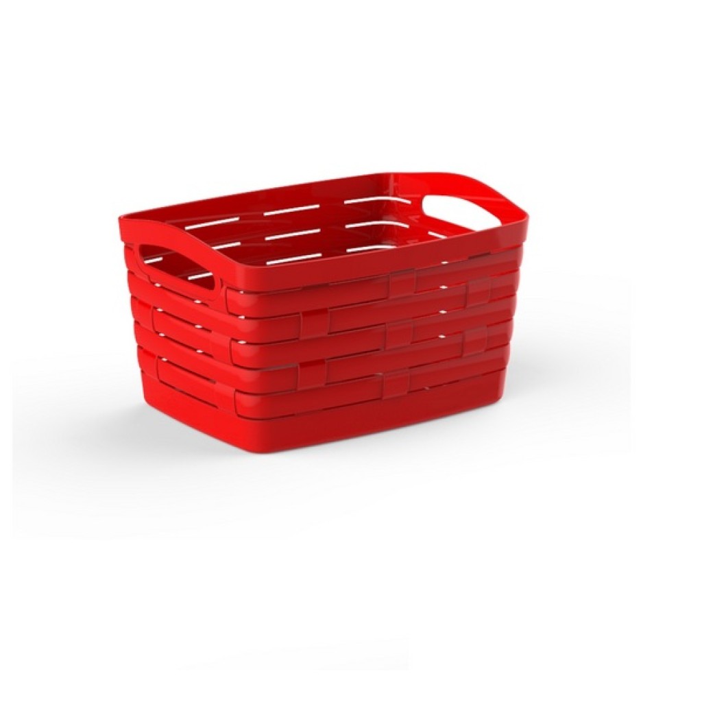 PANIER PETITE 7 L  COULEUR ROUGE