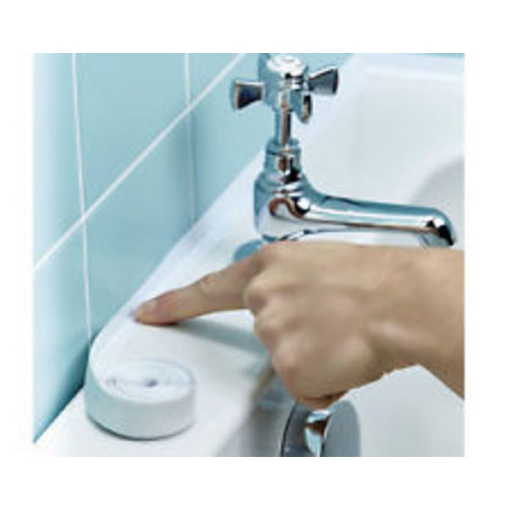 SEALING ADHESIVE TAPE BATH JOINTS WHITE 3 CMS X 3 M 3