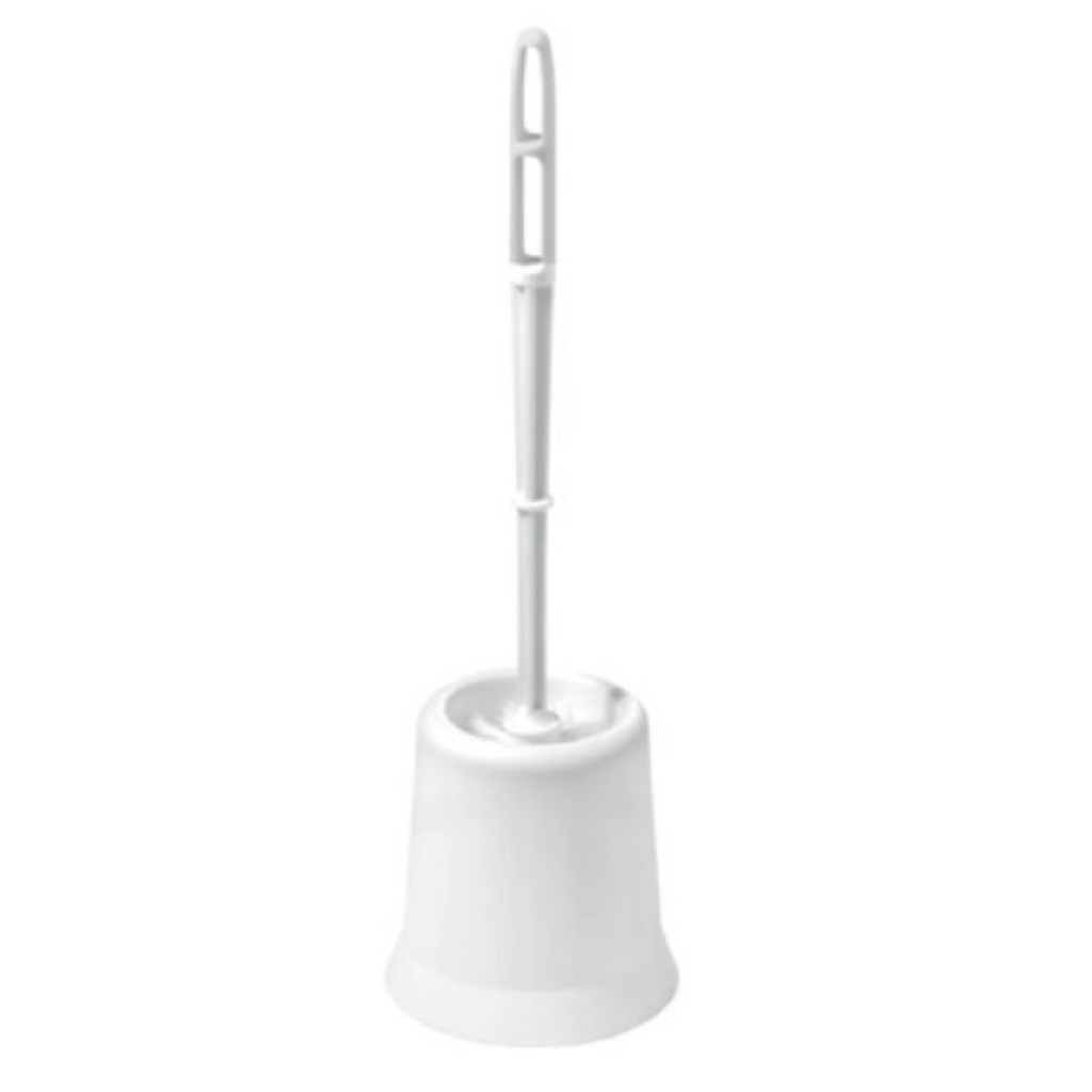 BROSSE WC COMPLET BLANC