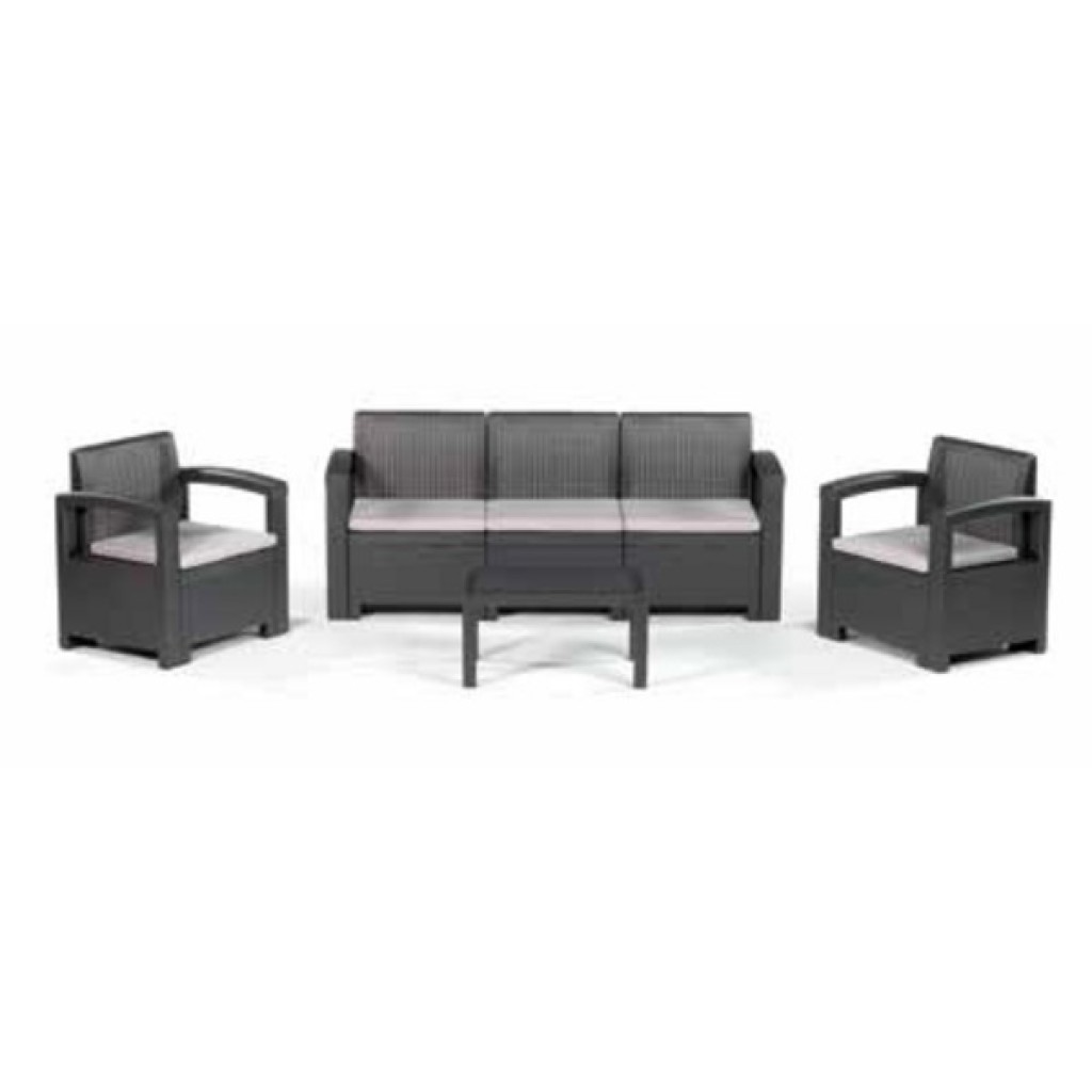 SET RATTAN 5 PAX-4 PCS-3 ARMC