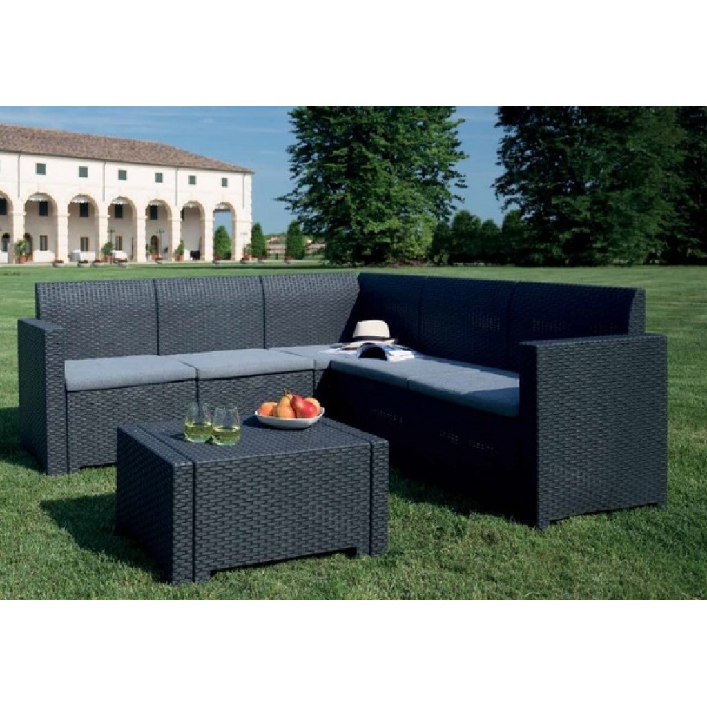 CORNER RATTAN 5 PAX