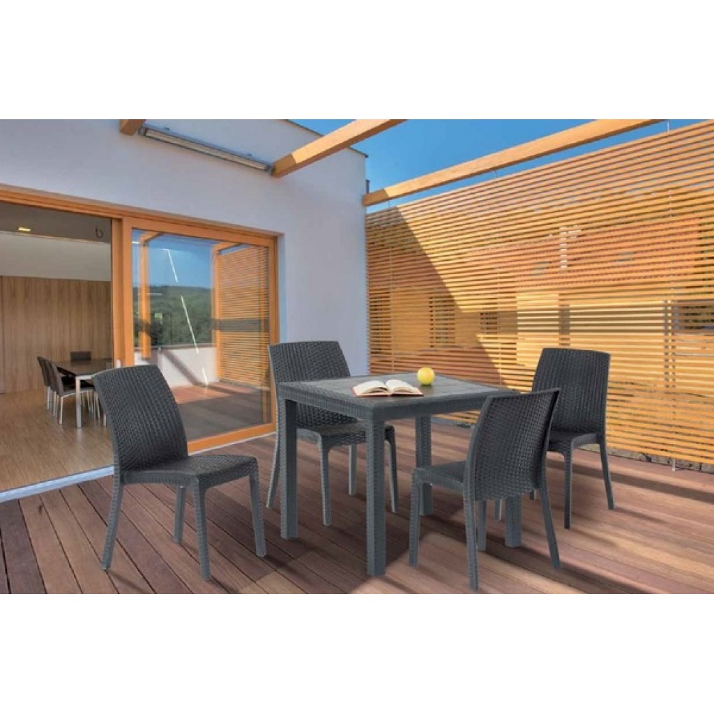 TABLE RATTAN 80X80X74 CMS