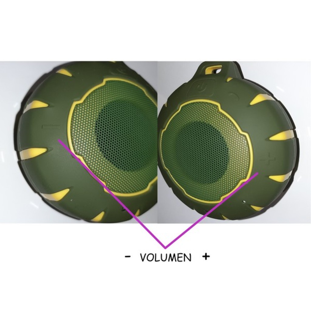WATER RESISTANT SPEAKER SMART S-18 GREEN-BLACK 5