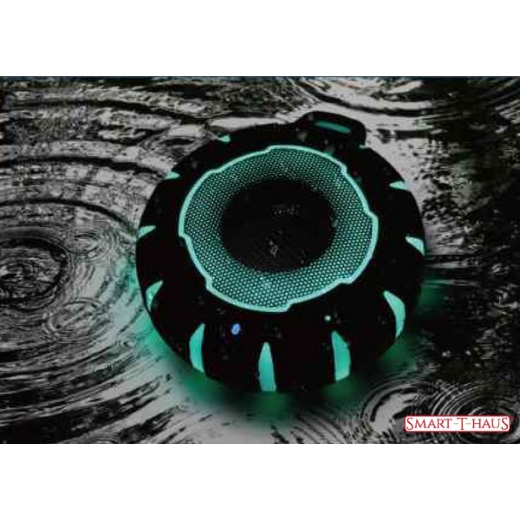 WATER RESISTANT SPEAKER WITH LIGHTS SMART S-18L BLUE-GREY 1