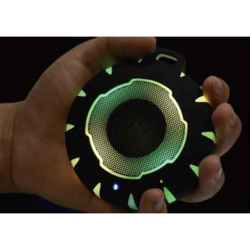 WATER RESISTANT SPEAKER WITH LIGHTS SMART S-18L BLUE-GREY 2