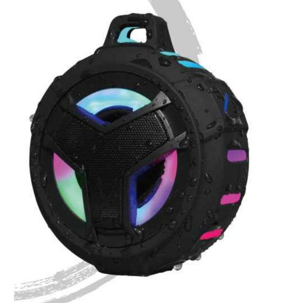HAUT-PARLEUR RÉSISTANT À L´EAU AVEC LUMIÈRES SMART S-18P NOIR 10 2