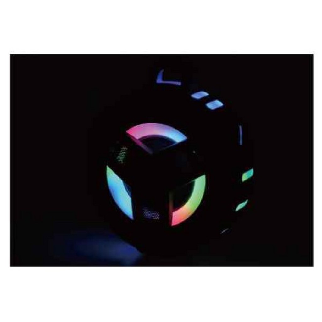 HAUT-PARLEUR RÉSISTANT À L´EAU AVEC LUMIÈRES SMART S-18P NOIR 10 6
