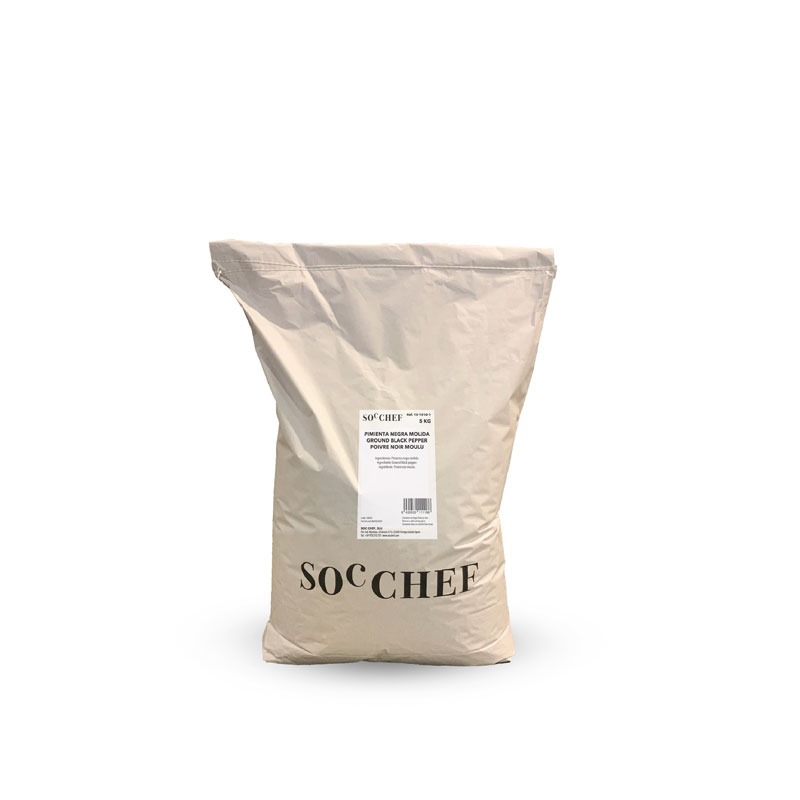 Poivre noir moulu - seau de 5 kg