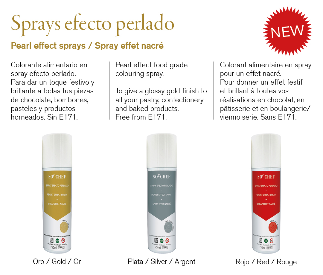 Pearl effect sprays