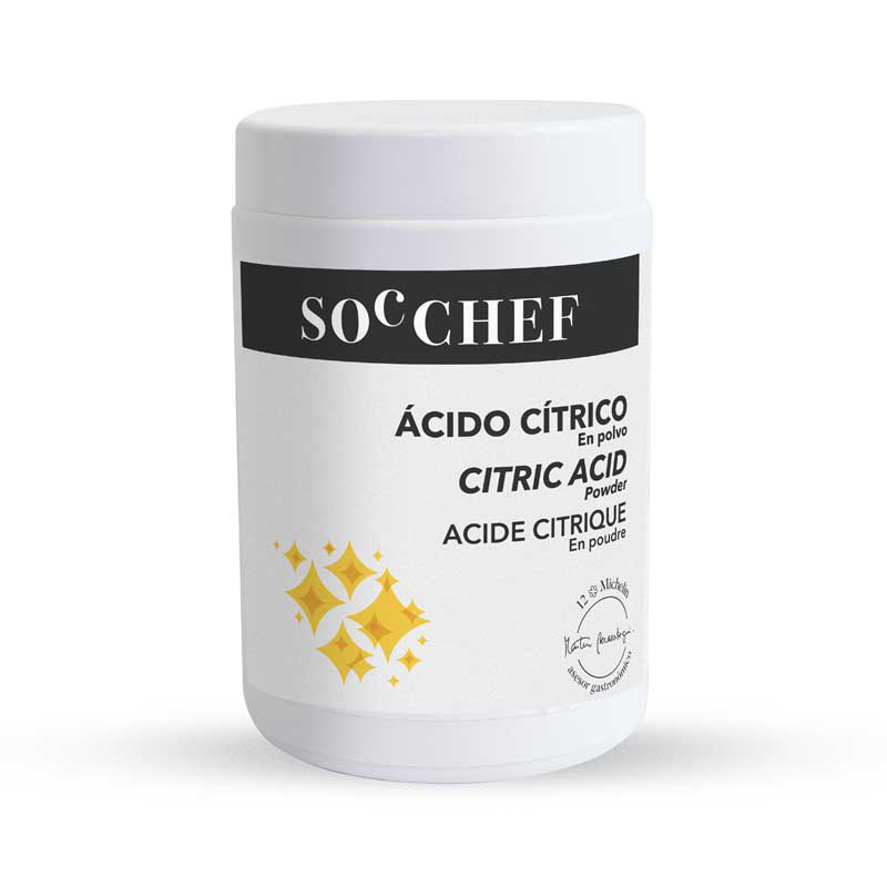 ÁCIDO CÍTRICO 600g [14-0065] : SOC Chef - Producer & collector of 100%  natural ingredients, with a passion for gastronomy