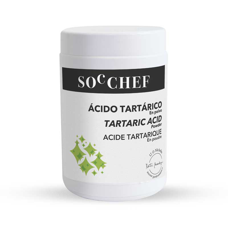 ÁCIDO TARTÁRICO 800g [14-2026] : SOC Chef - Productor y Recolector de  ingredientes naturales, apasionado por la gastronomía