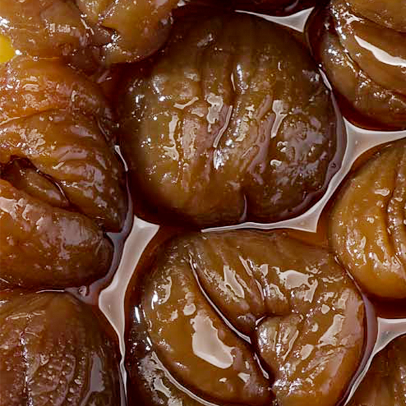 Recipe for Marron Glacés, candied chestnuts