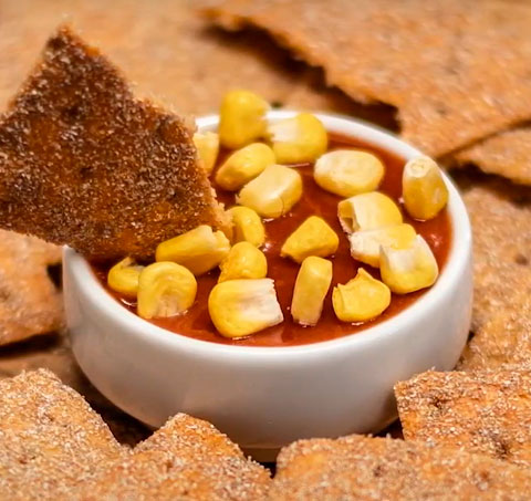 Mantequilla vegana de tomate y maíz