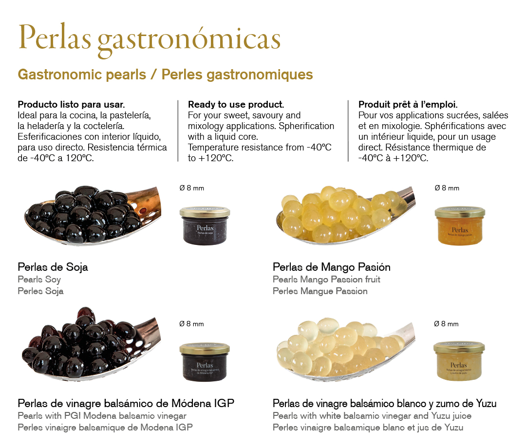 Gastronomic pearls