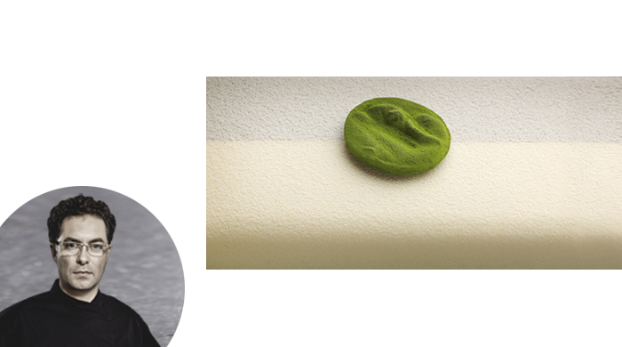 Receta de Ram&oacute;n Morat&oacute; - Turr&oacute;n de Cointreau y t&eacute; verde matcha