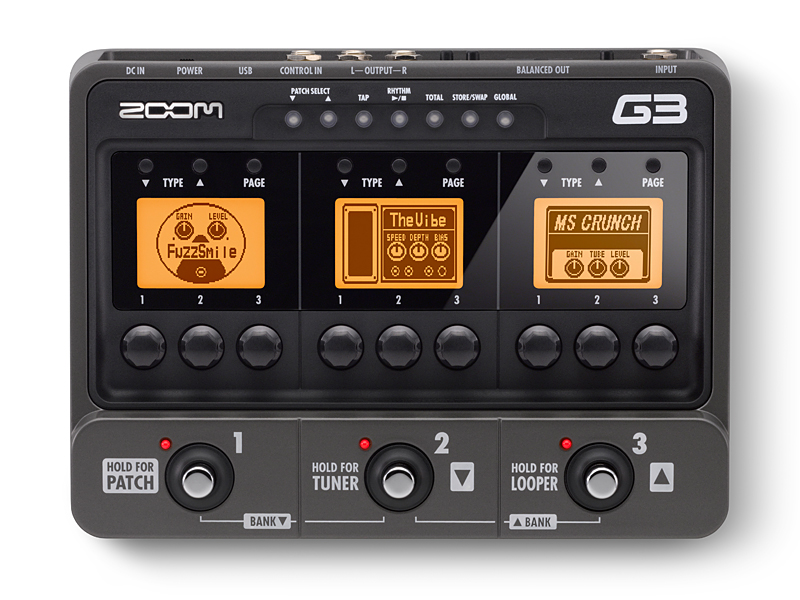 PEDALERA DE EFECTOS GUITARRA - ZOOM G3