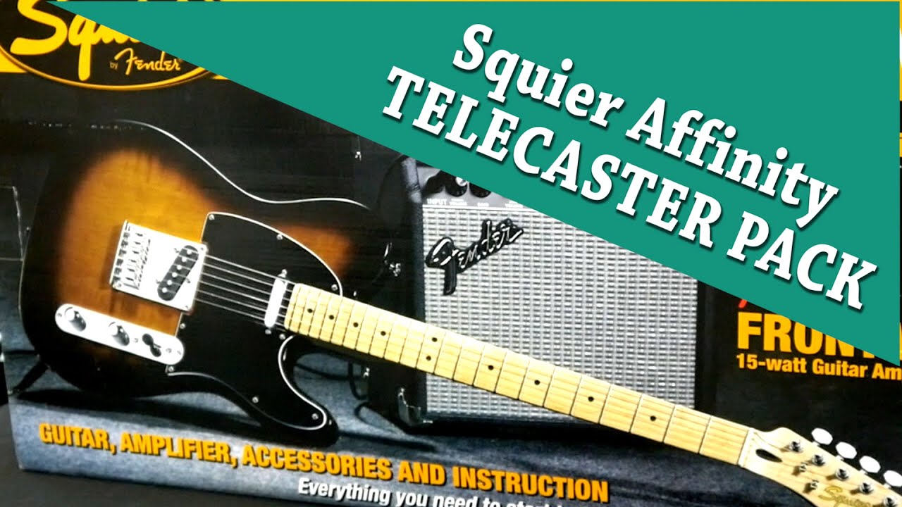GUITARRA PACK ELECTRICA SQUIER TELECASTER MOD. 15G BSB