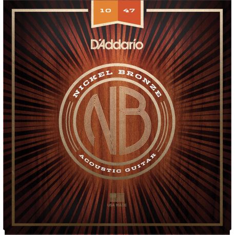 CUERDA GUITARRA ACUSTICA - D´ADDARIO NB1047 EXTRA LIGHT [10-47]