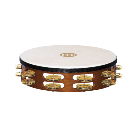 PANDERETA - MEINL TAH2B-AB CON PARCHE DOBLE SONAJA MADERA AFRICANA MARRON