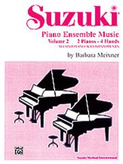 SUZUKI S. - PIANO ENSEMBLE MUSIC V.2 - 2 PIANOS 4 MANOS