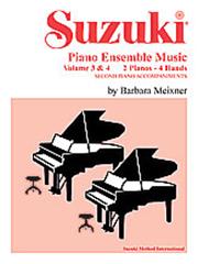 SUZUKI S. - PIANO ENSEMBLE MUSIC V.3 /4 - 2 PIANOS 4 MANOS